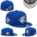 Toronto Blue Jays Love & Hustle World Series 59FIFTY Fitted Hat – Blue with Heart Embroidery