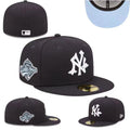 New York Yankees 59FIFTY Fitted Hat with 1996 World Series Patch – Black
