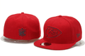 Red Kansas City Chiefs Snapback Hat with Embroidered KC Logo