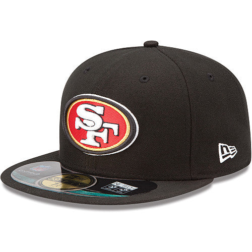 San Francisco 49ers Snapback Hat with Embroidered Team Logo – Black and Red