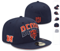 Chicago Bears NFL Fitted Hat – Navy Blue