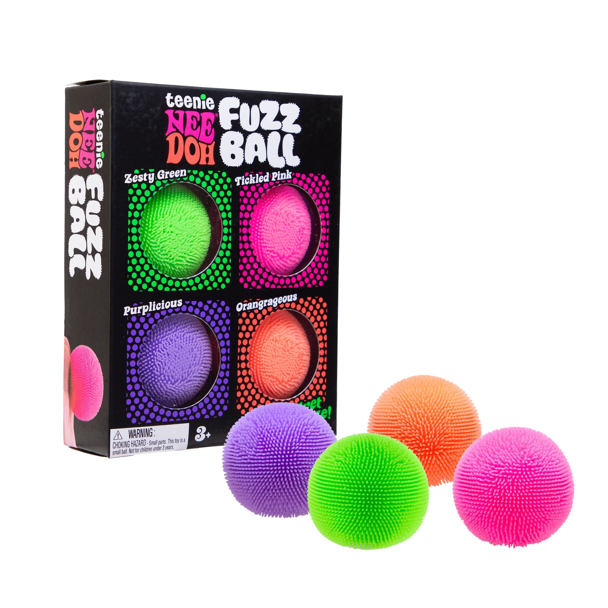 NeeDoh Teenie Fuzz Ball Multipack sensory toy