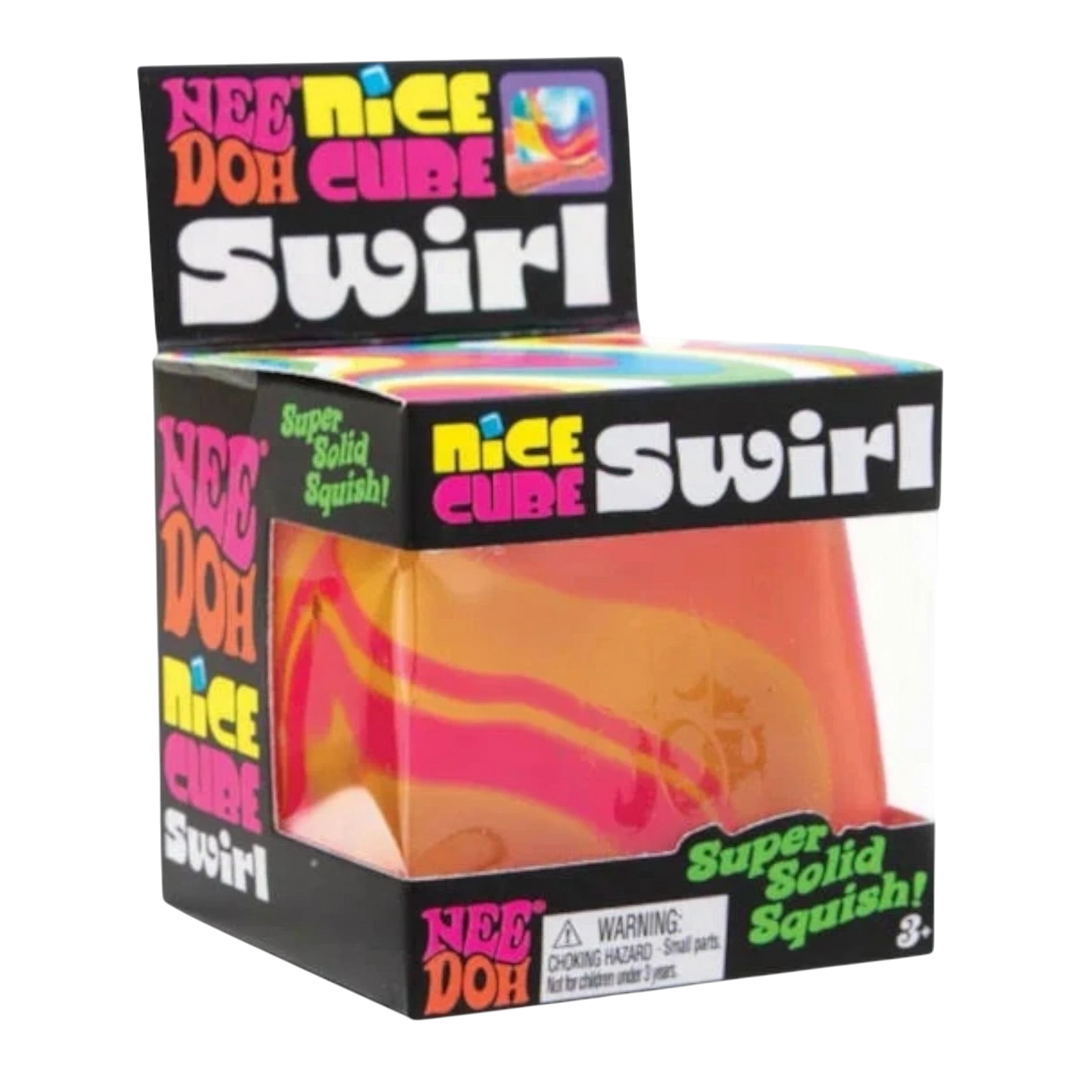 NeeDoh Nice Cube Swirl sensory toy