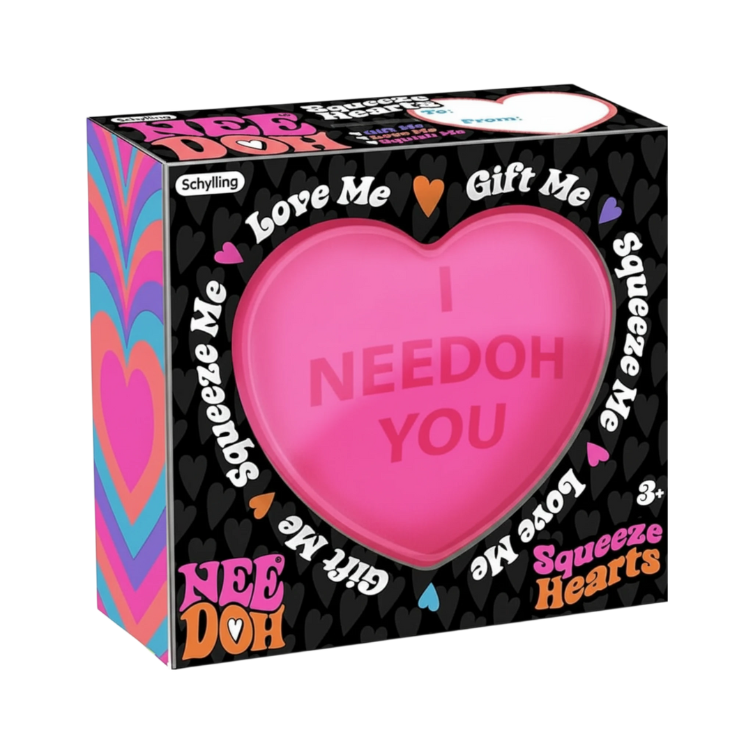 NeeDoh Color Change Squeeze Heart sensory toy