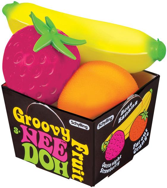 NeeDoh Groovy Fruit sensory toy